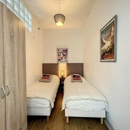 شقة Chamonix: 43m², 2 Chambres, Centre-ville Avec Balcon, Parking Et Wifi - Fr-1-507-75